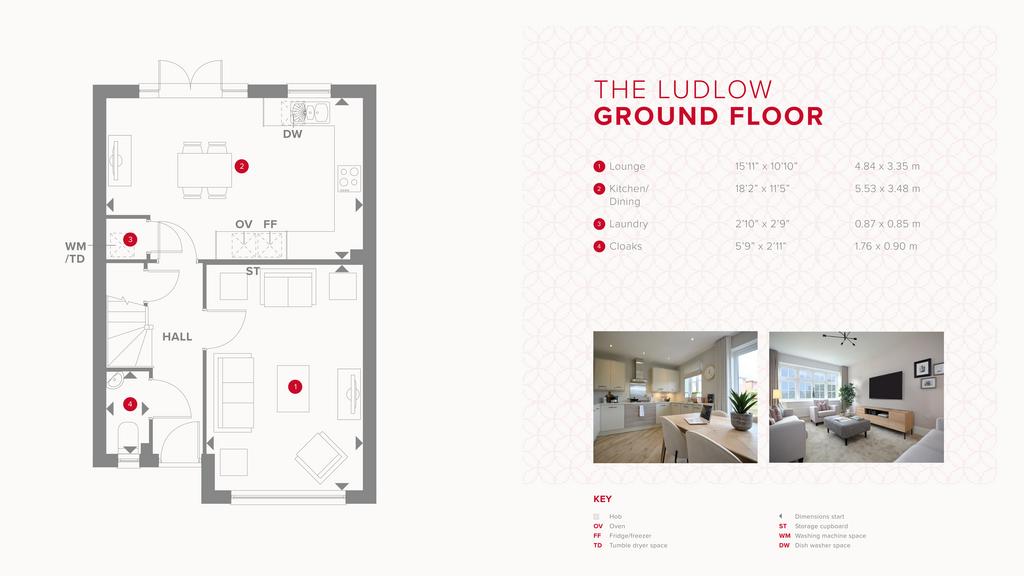 3 bedroom semi-detached house for sale - floorplan