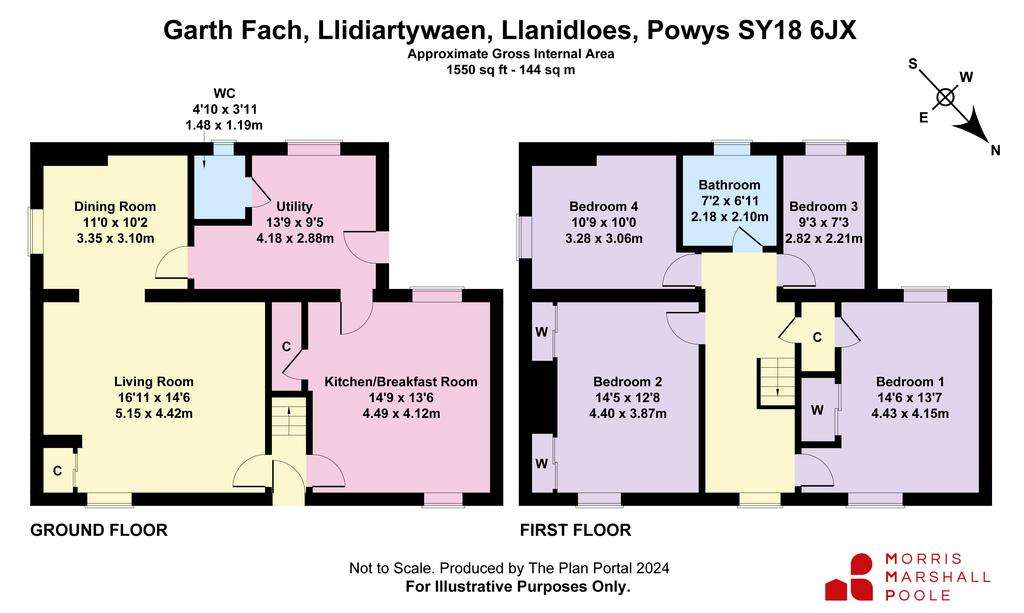 4 bedroom detached house for sale - floorplan