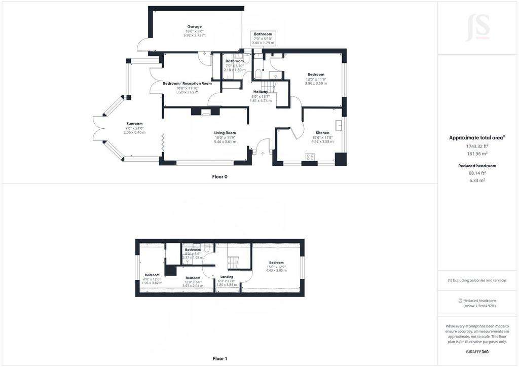 4 bedroom chalet for sale - floorplan