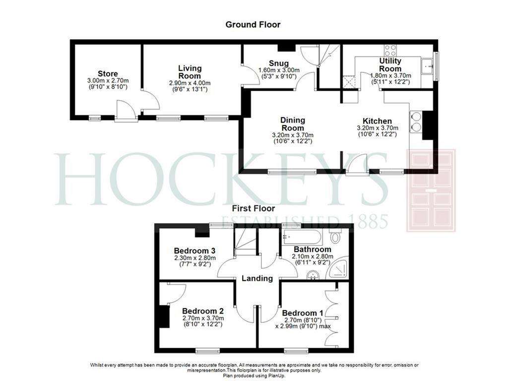 3 bedroom detached house for sale - floorplan