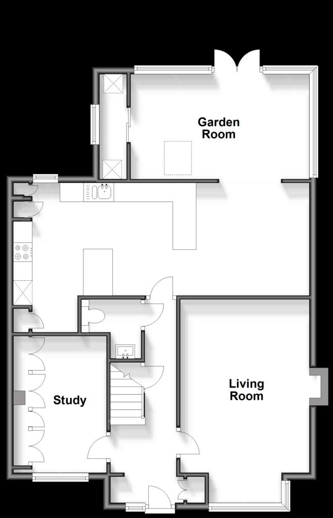 4 bedroom detached house for sale - floorplan