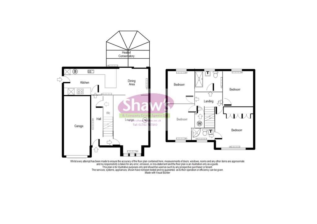 4 bedroom detached house for sale - floorplan