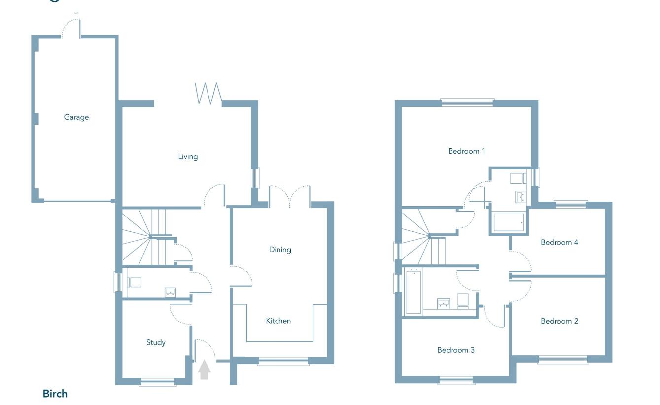 4 bedroom detached house for sale - floorplan