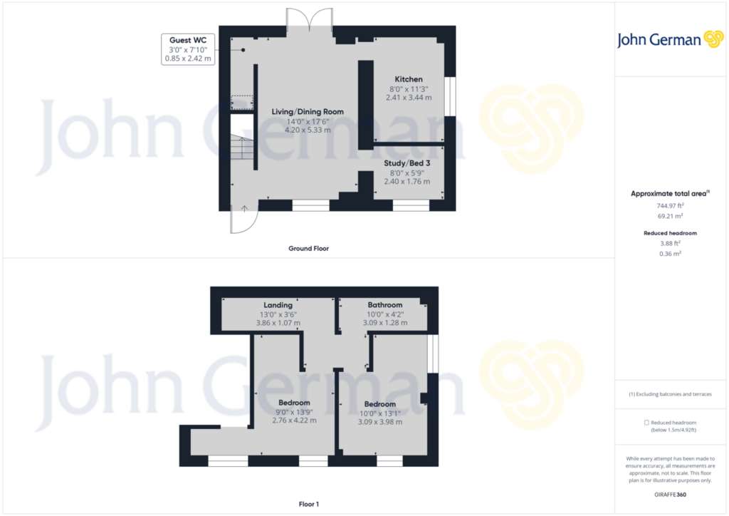 3 bedroom barn conversion for sale - floorplan