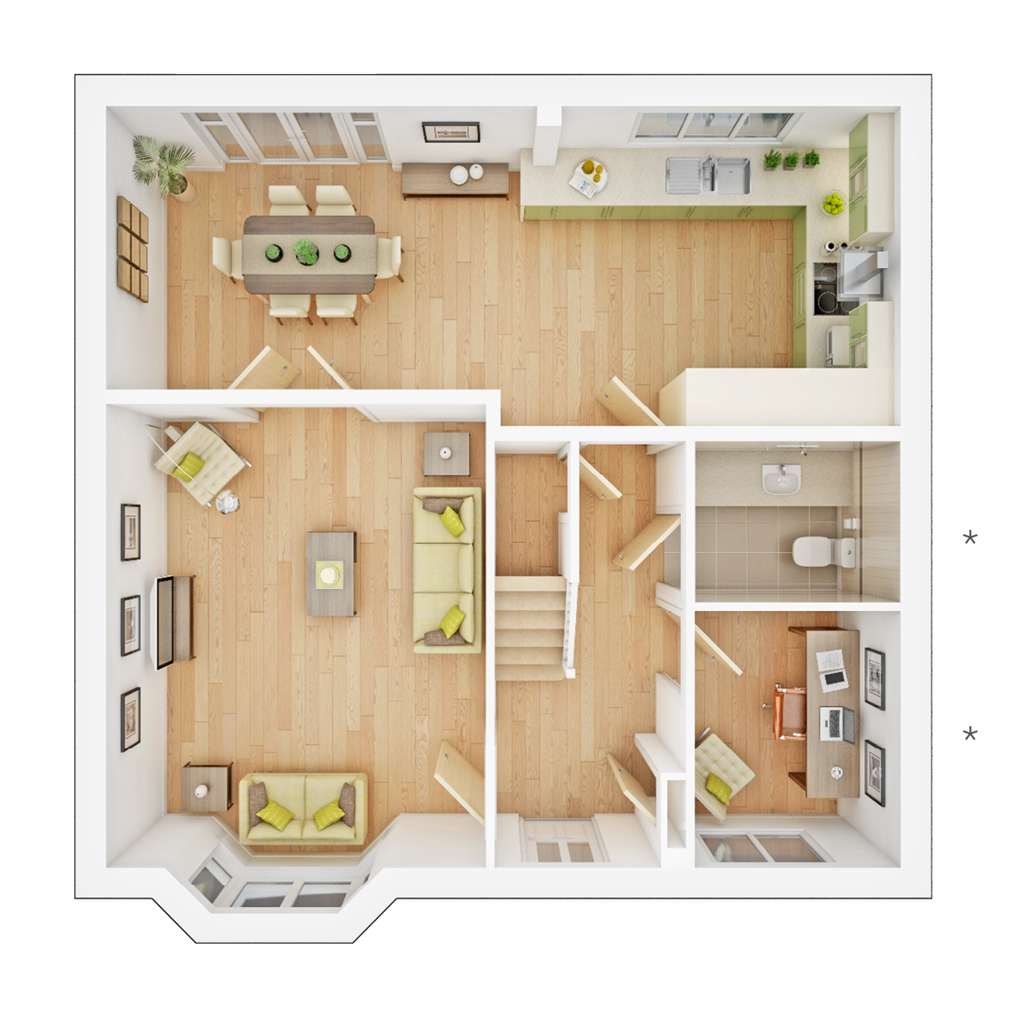 4 bedroom detached house for sale - floorplan