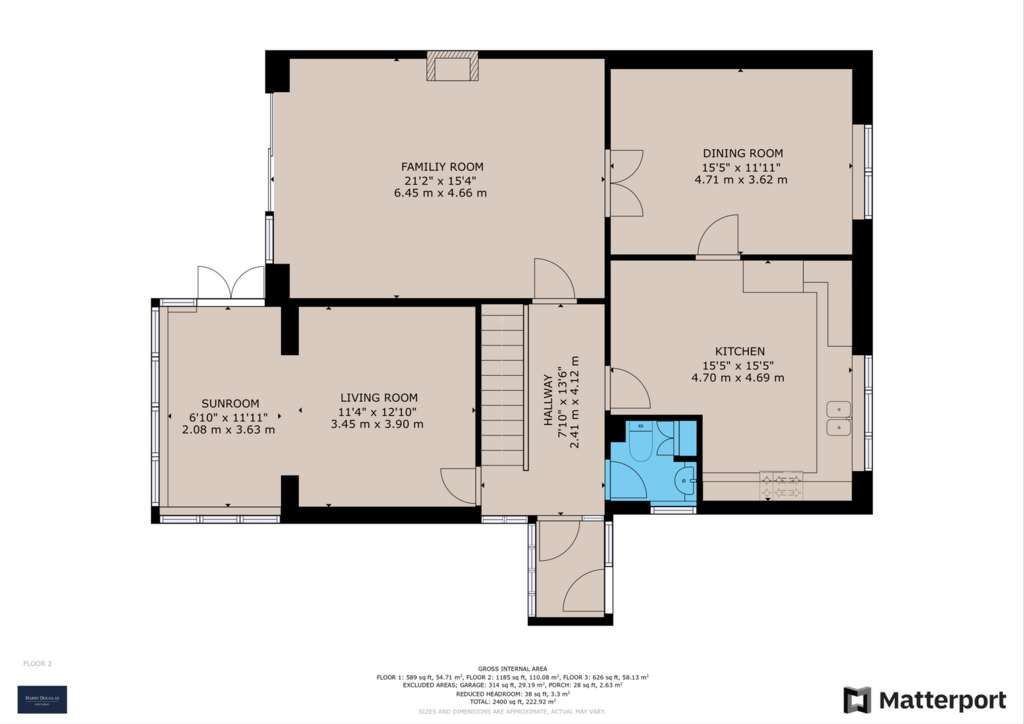 5 bedroom detached house for sale - floorplan