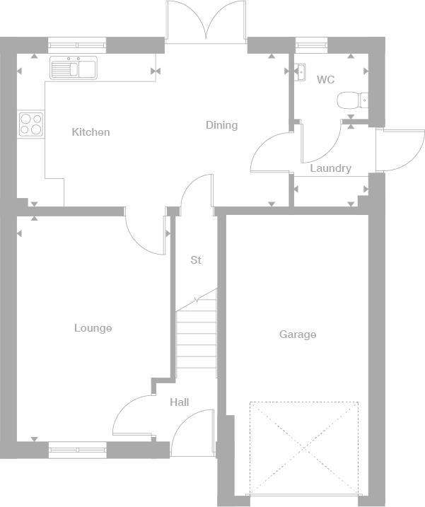 4 bedroom detached house for sale - floorplan