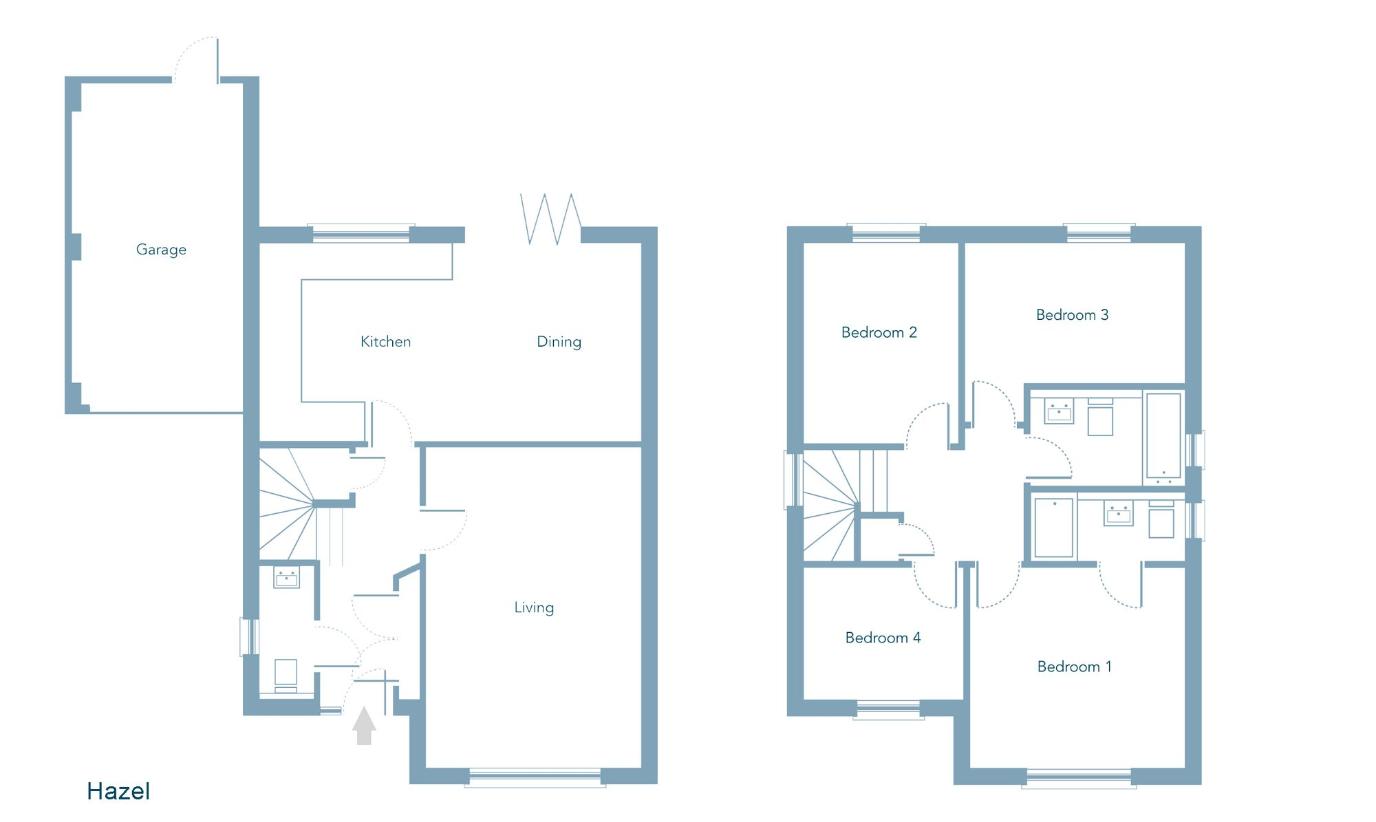 4 bedroom detached house for sale - floorplan