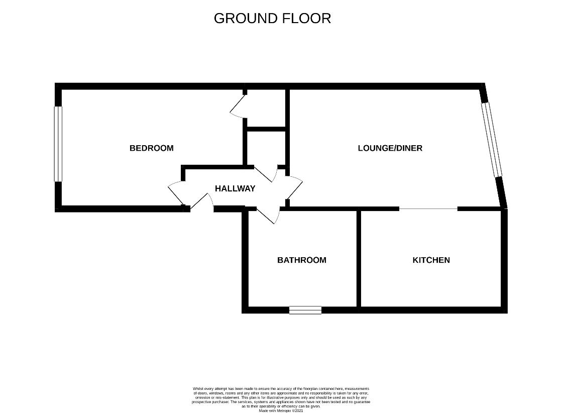 1 bedroom flat for sale - floorplan