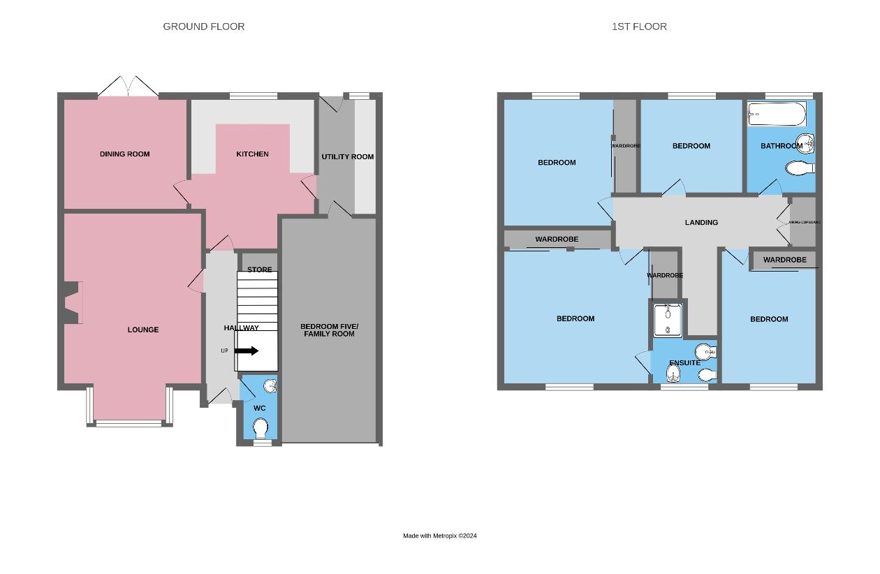 5 bedroom property for sale - floorplan