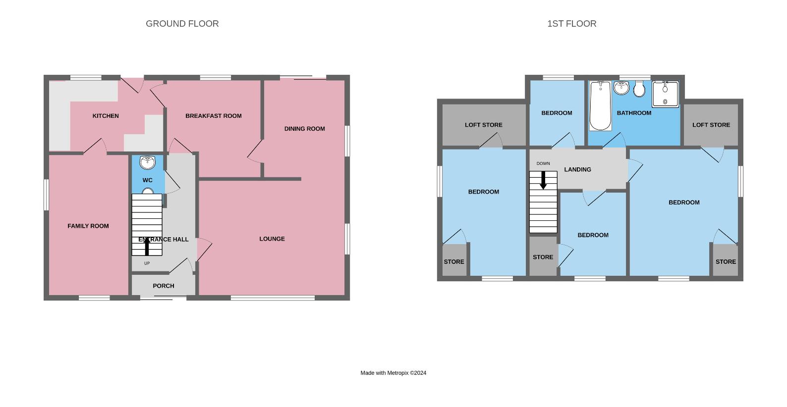 4 bedroom property for sale - floorplan