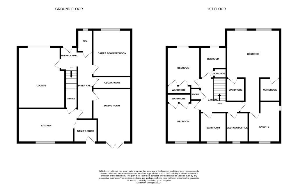 5 bedroom detached house for sale - floorplan