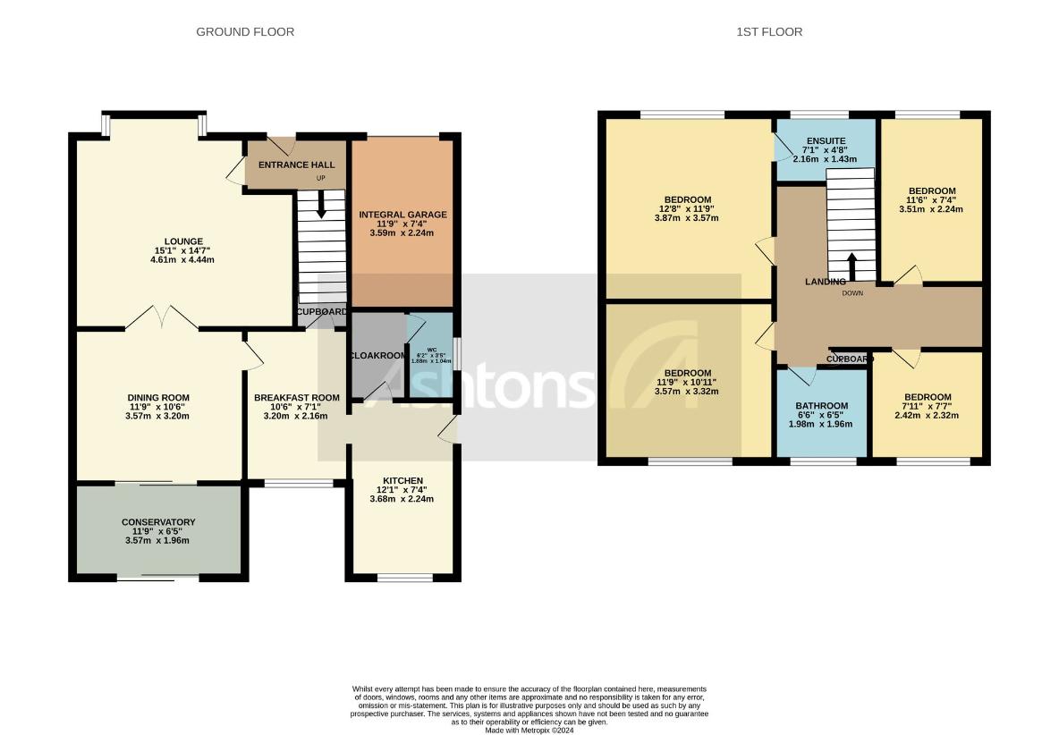 4 bedroom detached house for sale - floorplan