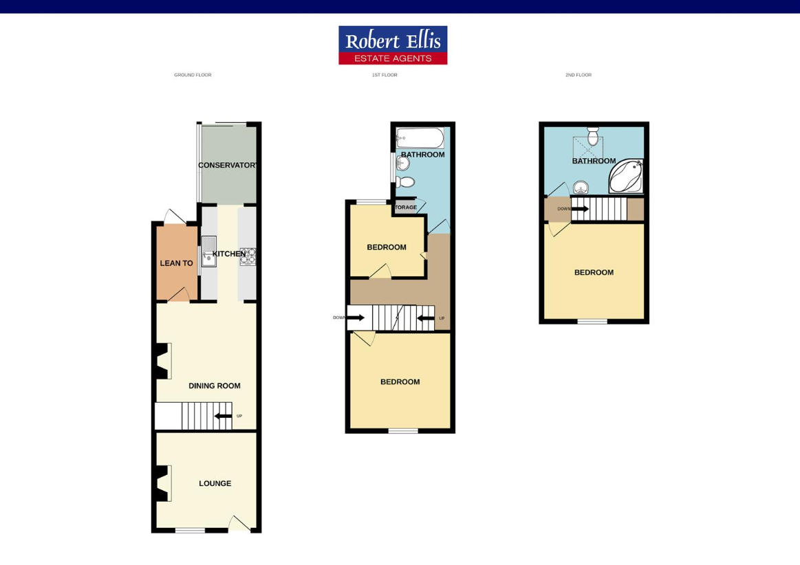 3 bedroom terraced house for sale - floorplan