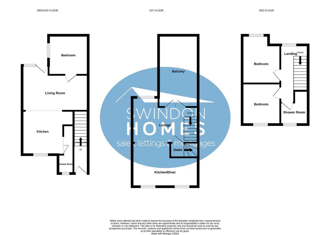 3 bedroom town house for sale - floorplan