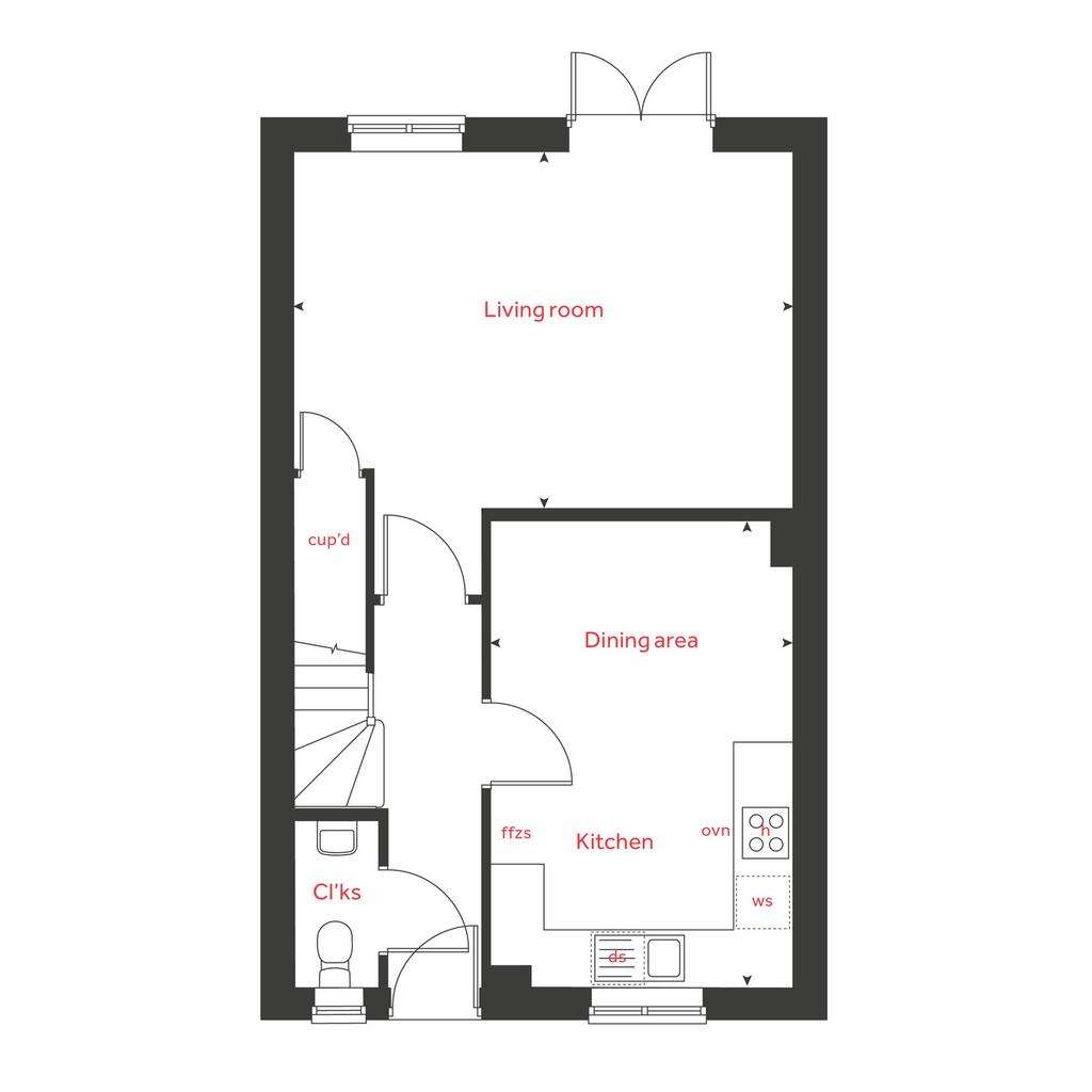 3 bedroom detached house for sale - floorplan