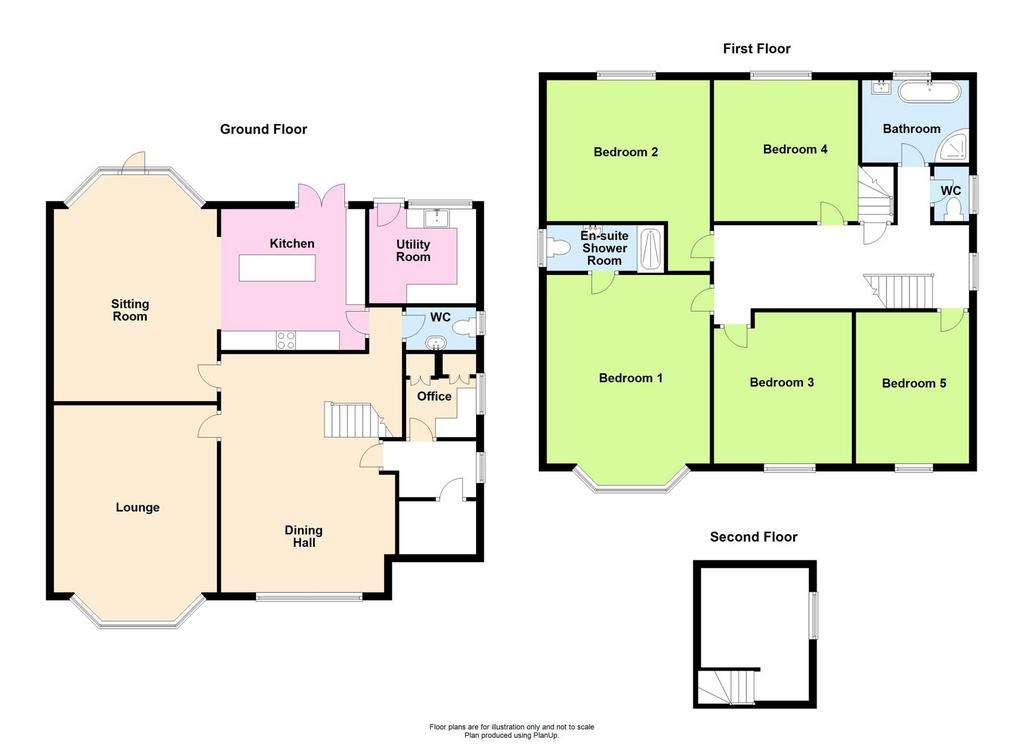 5 bedroom detached house for sale - floorplan