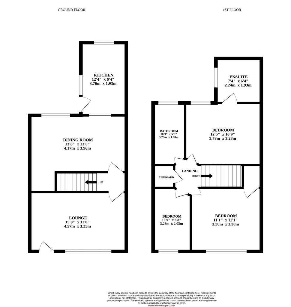 3 bedroom terraced house for sale - floorplan