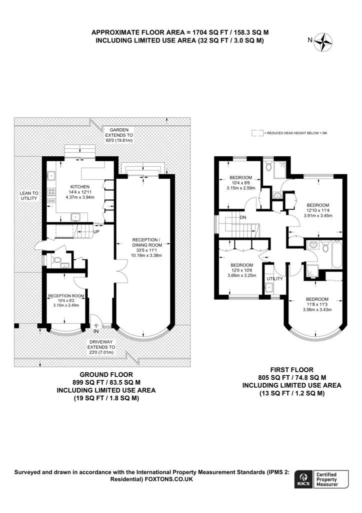 4 bedroom detached house to rent - floorplan