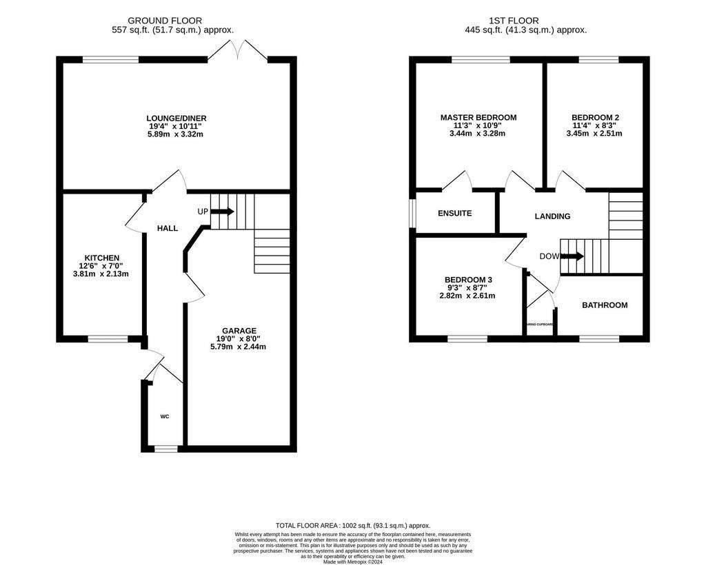 3 bedroom detached house for sale - floorplan