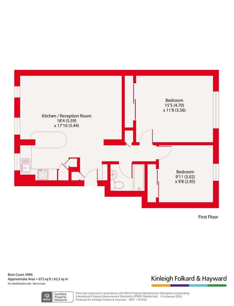 2 bedroom flat for sale - floorplan