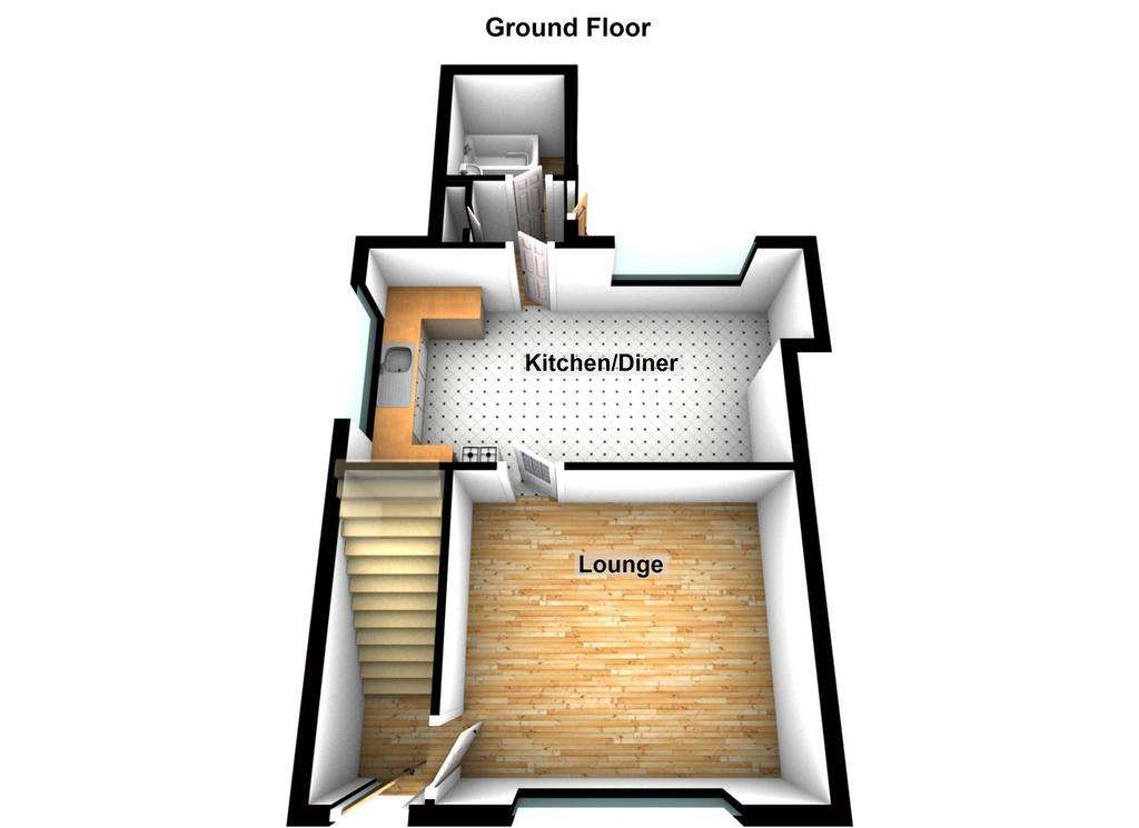 3 bedroom semi-detached house for sale - floorplan