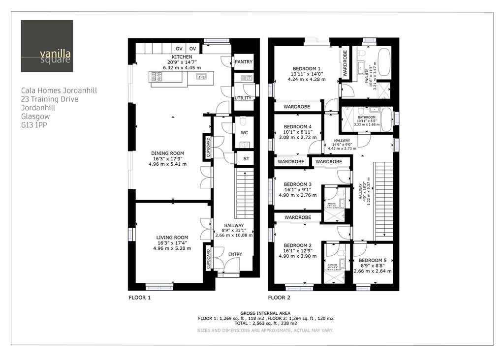 5 bedroom detached house for sale - floorplan