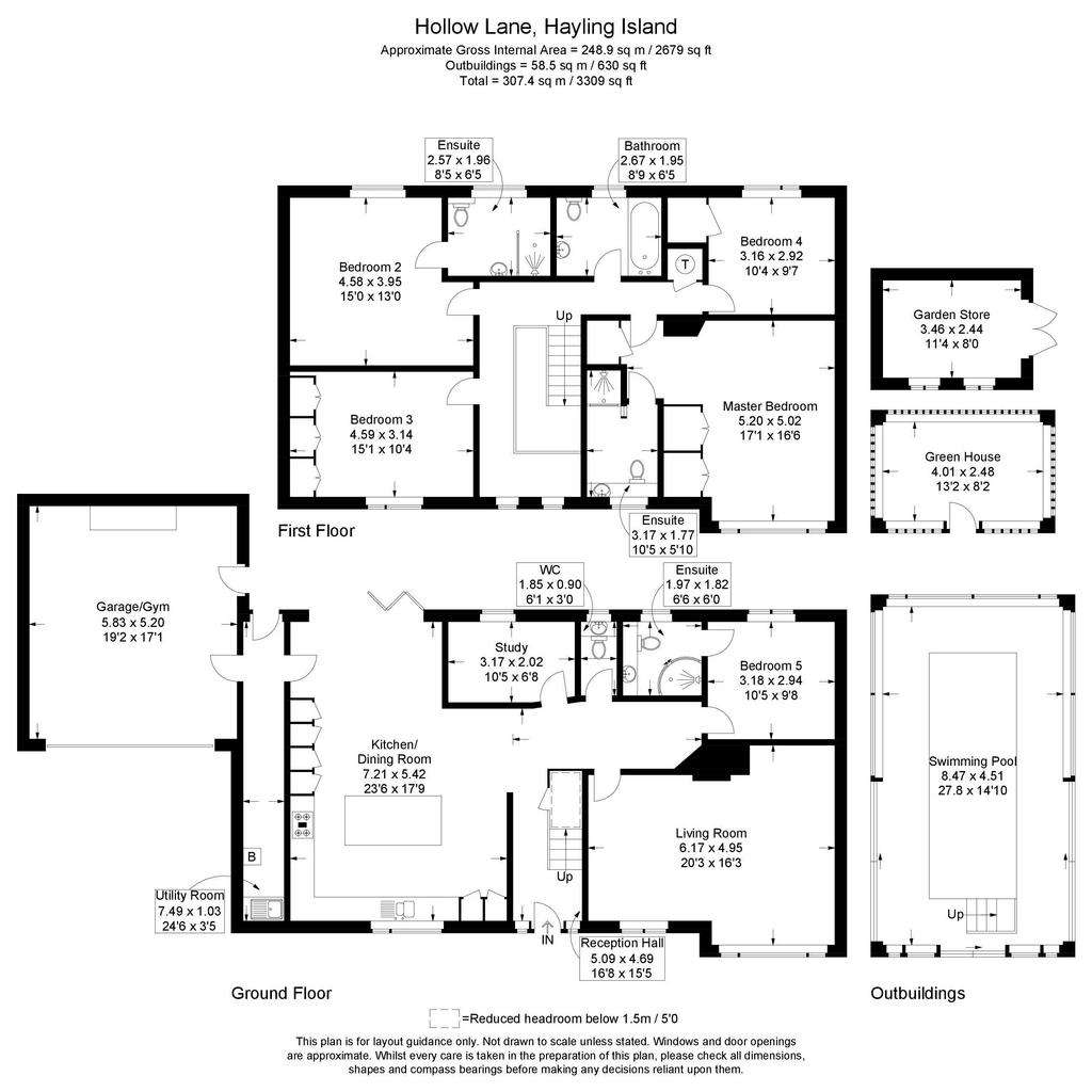 5 bedroom detached house for sale - floorplan