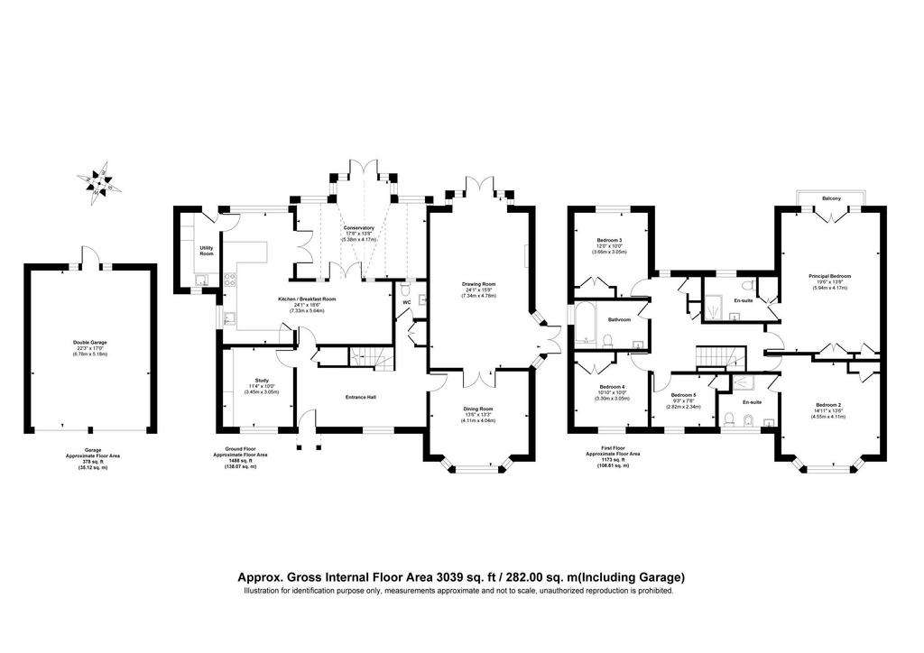 5 bedroom detached house for sale - floorplan