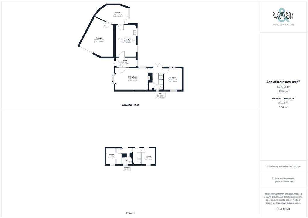 3 bedroom semi-detached house for sale - floorplan