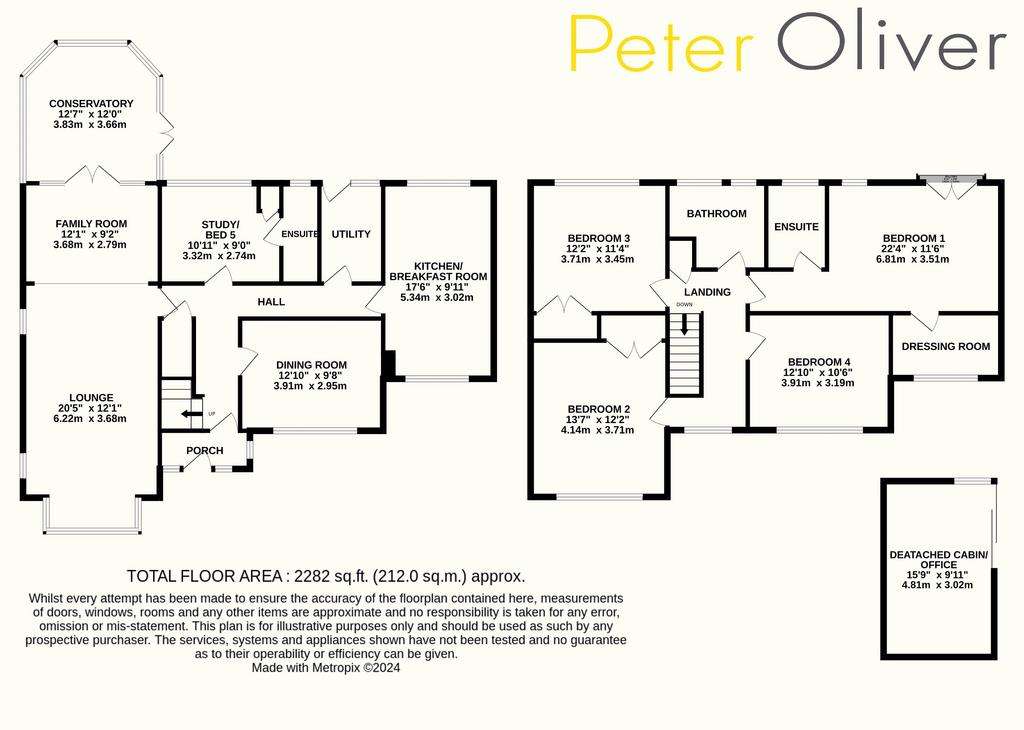 5 bedroom detached house for sale - floorplan