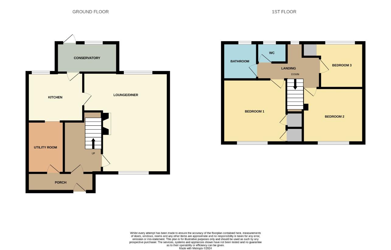 3 bedroom terraced house for sale - floorplan