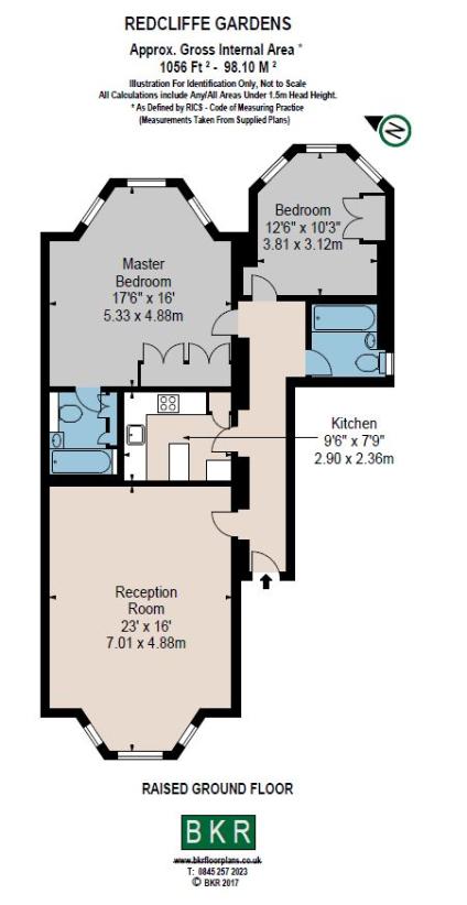 2 bedroom flat for sale - floorplan