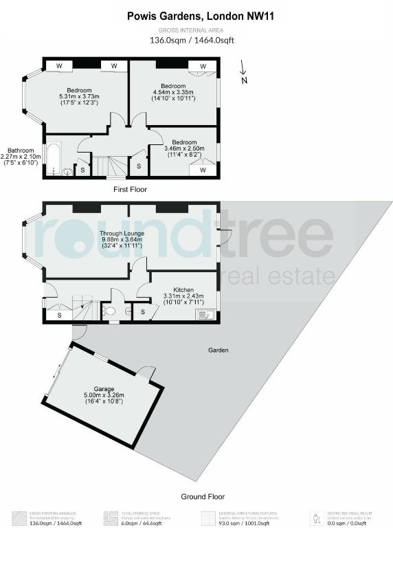 3 bedroom property for sale - floorplan