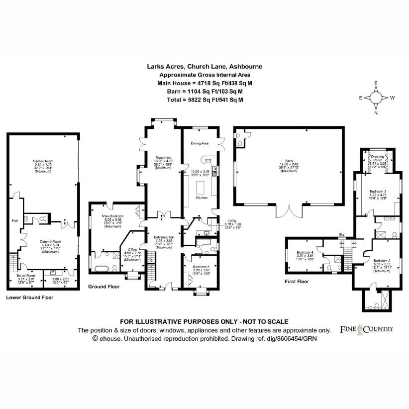 5 bedroom detached house for sale - floorplan