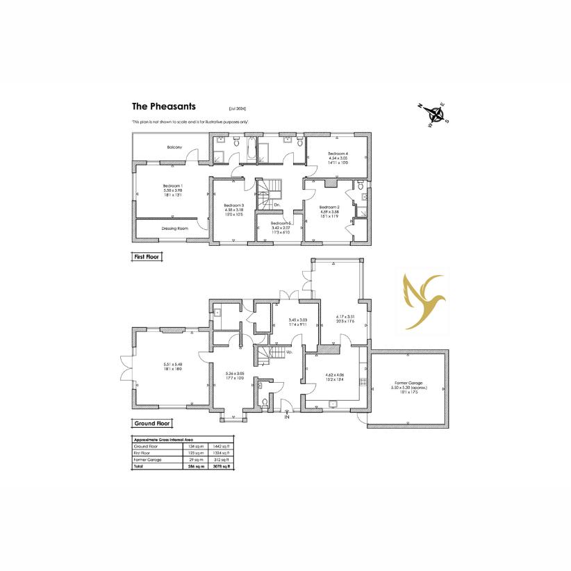 5 bedroom detached house for sale - floorplan