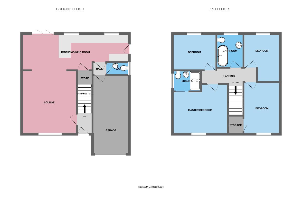 4 bedroom property for sale - floorplan