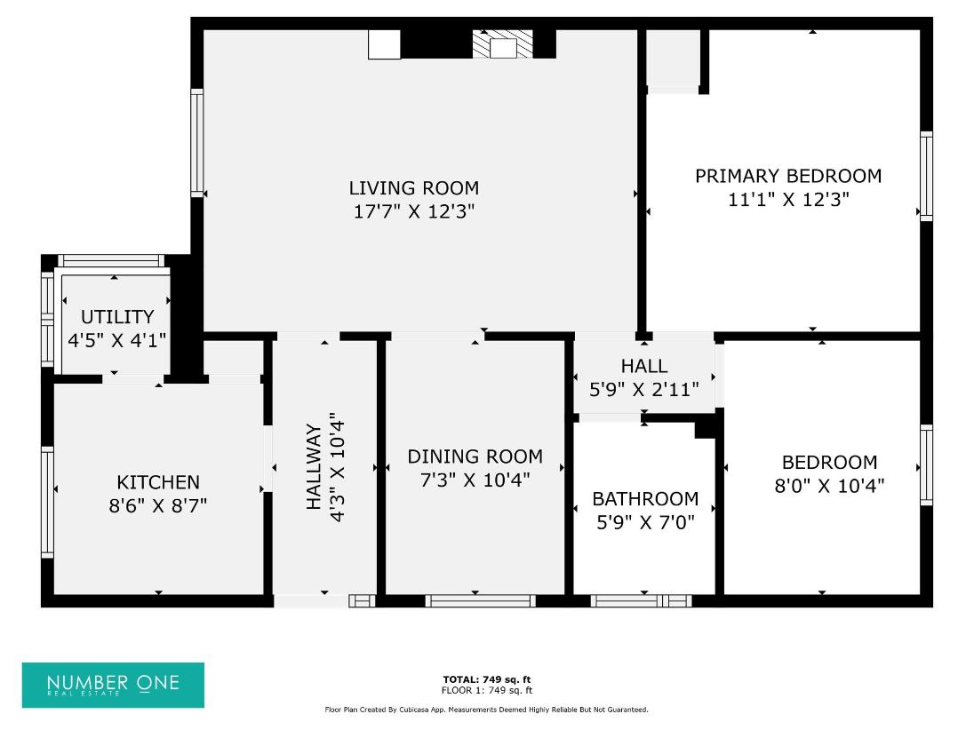 2 bedroom bungalow for sale - floorplan