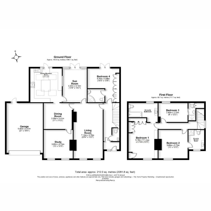 4 bedroom cottage for sale - floorplan