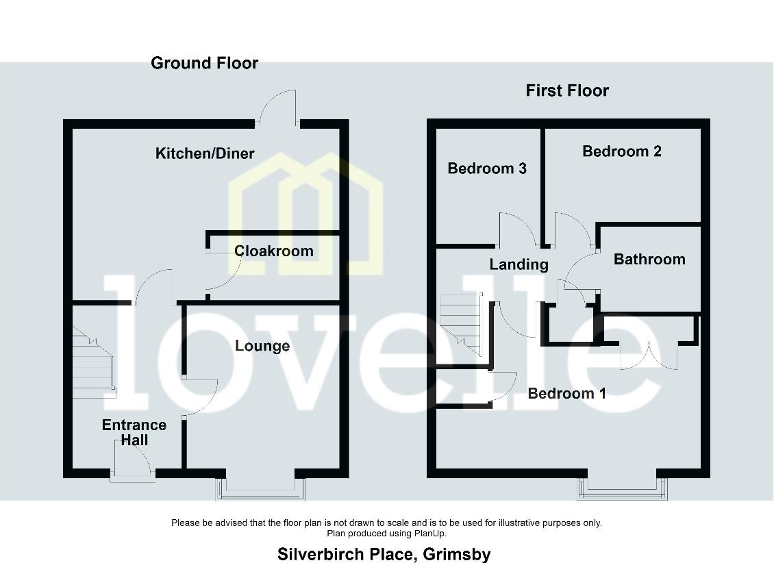 3 bedroom end of terrace house for sale - floorplan