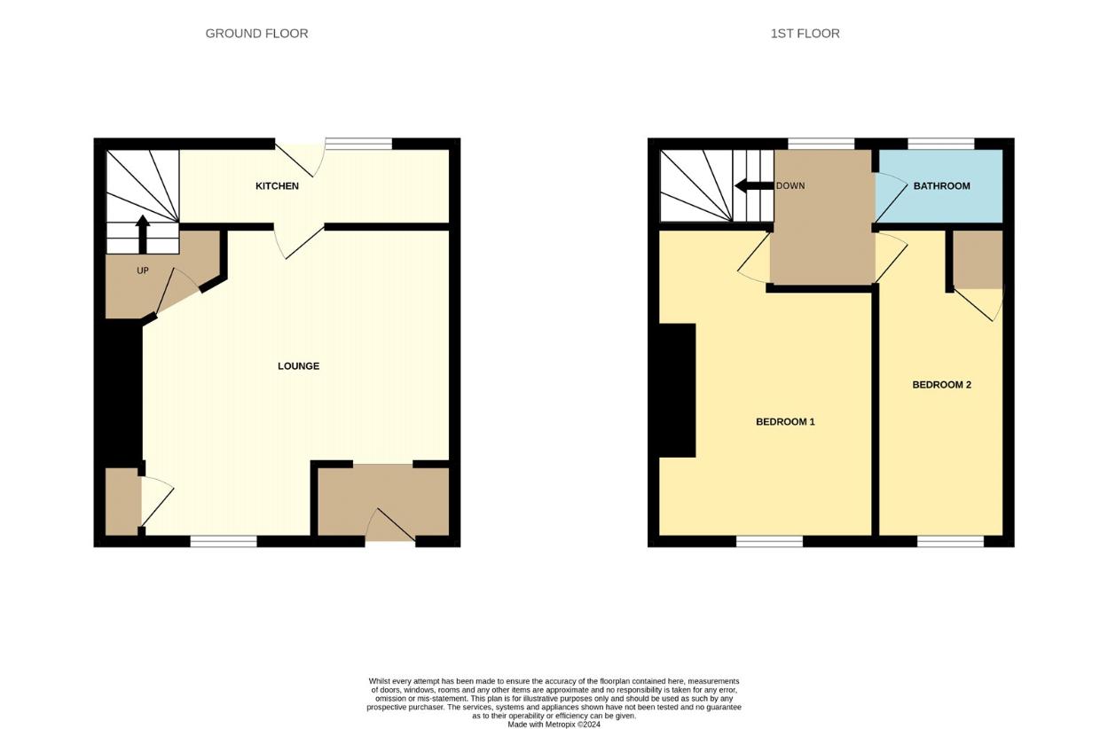 2 bedroom property for sale - floorplan