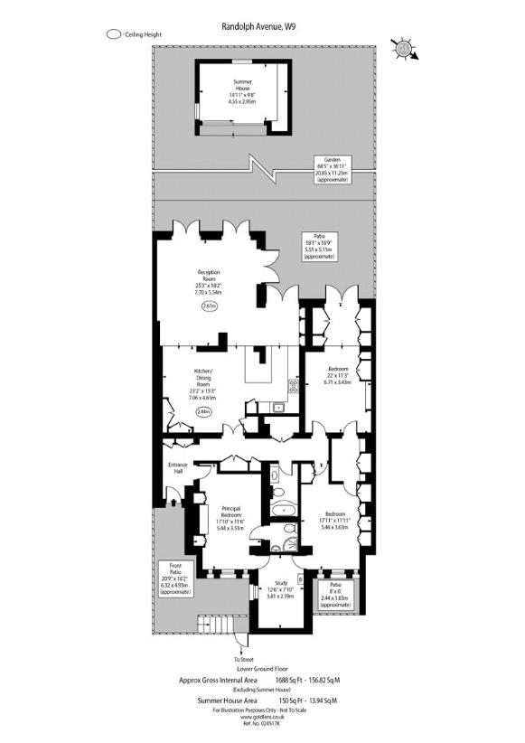 4 bedroom flat for sale - floorplan