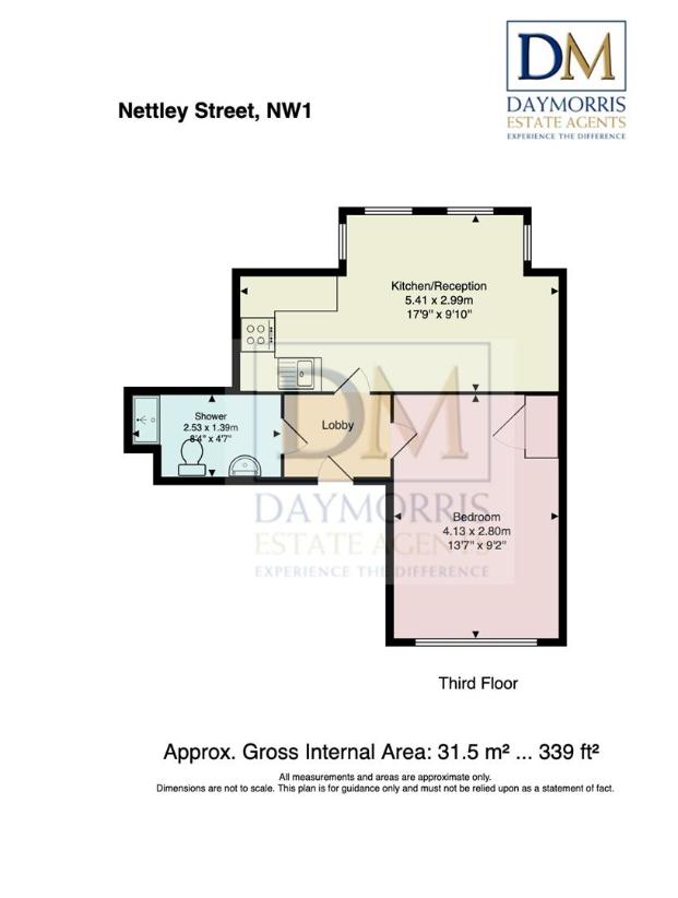 1 bedroom flat for sale - floorplan