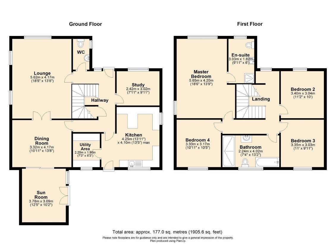 4 bedroom detached house for sale - floorplan