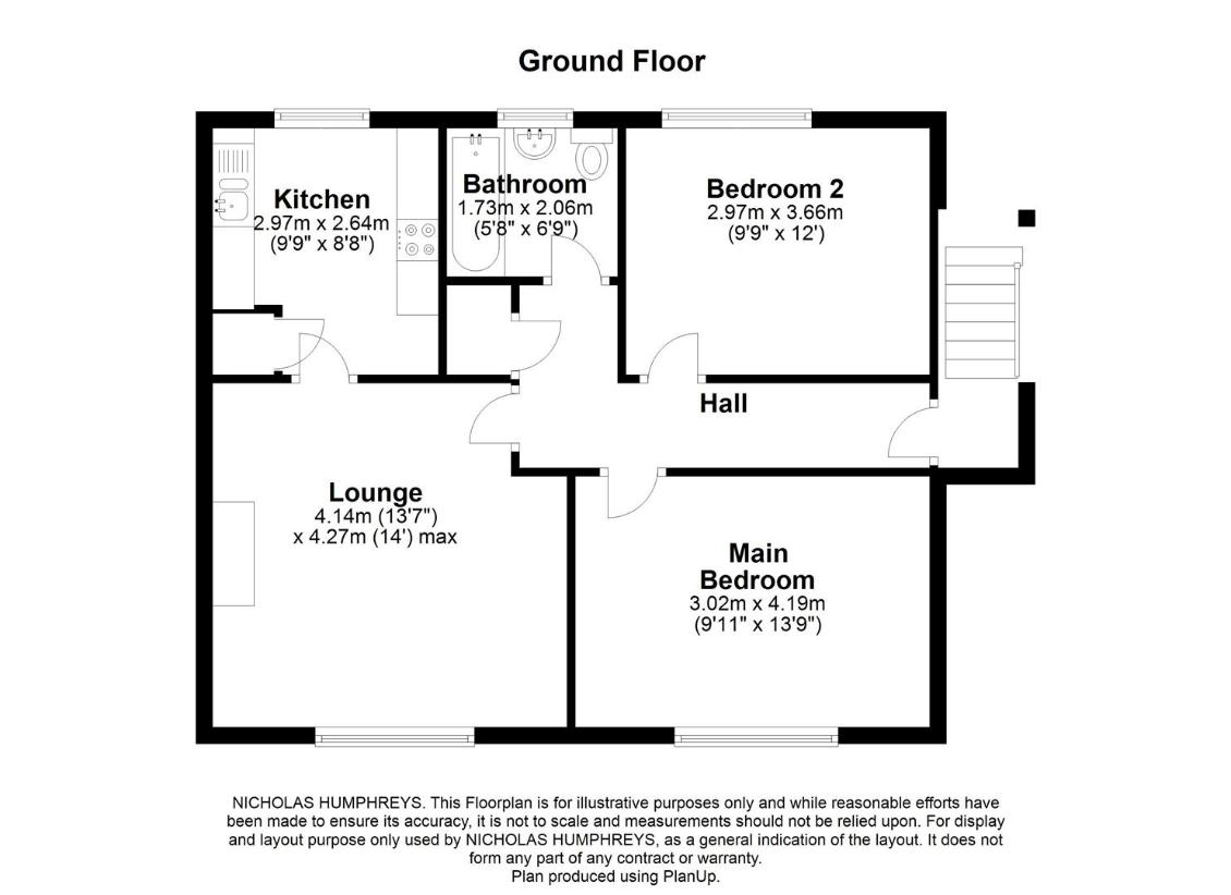 2 bedroom flat for sale - floorplan