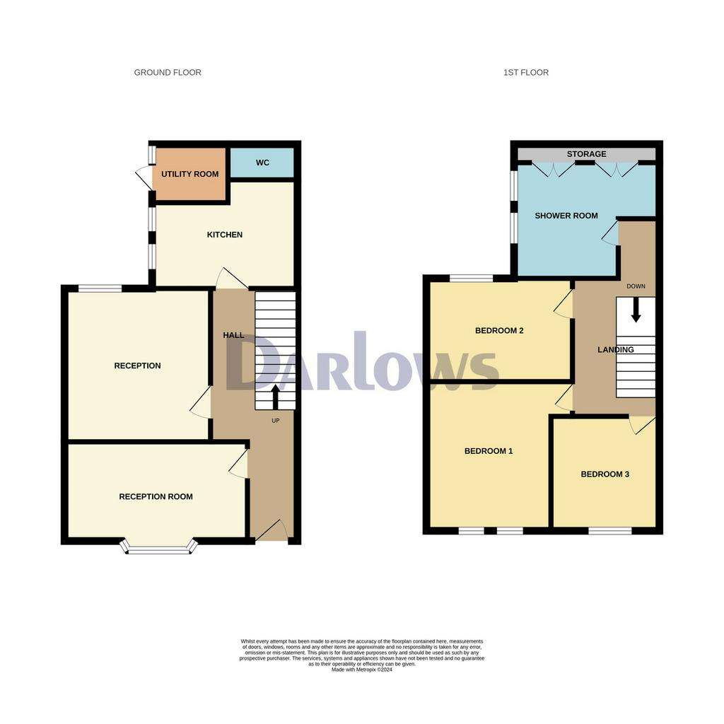 3 bedroom terraced house for sale - floorplan