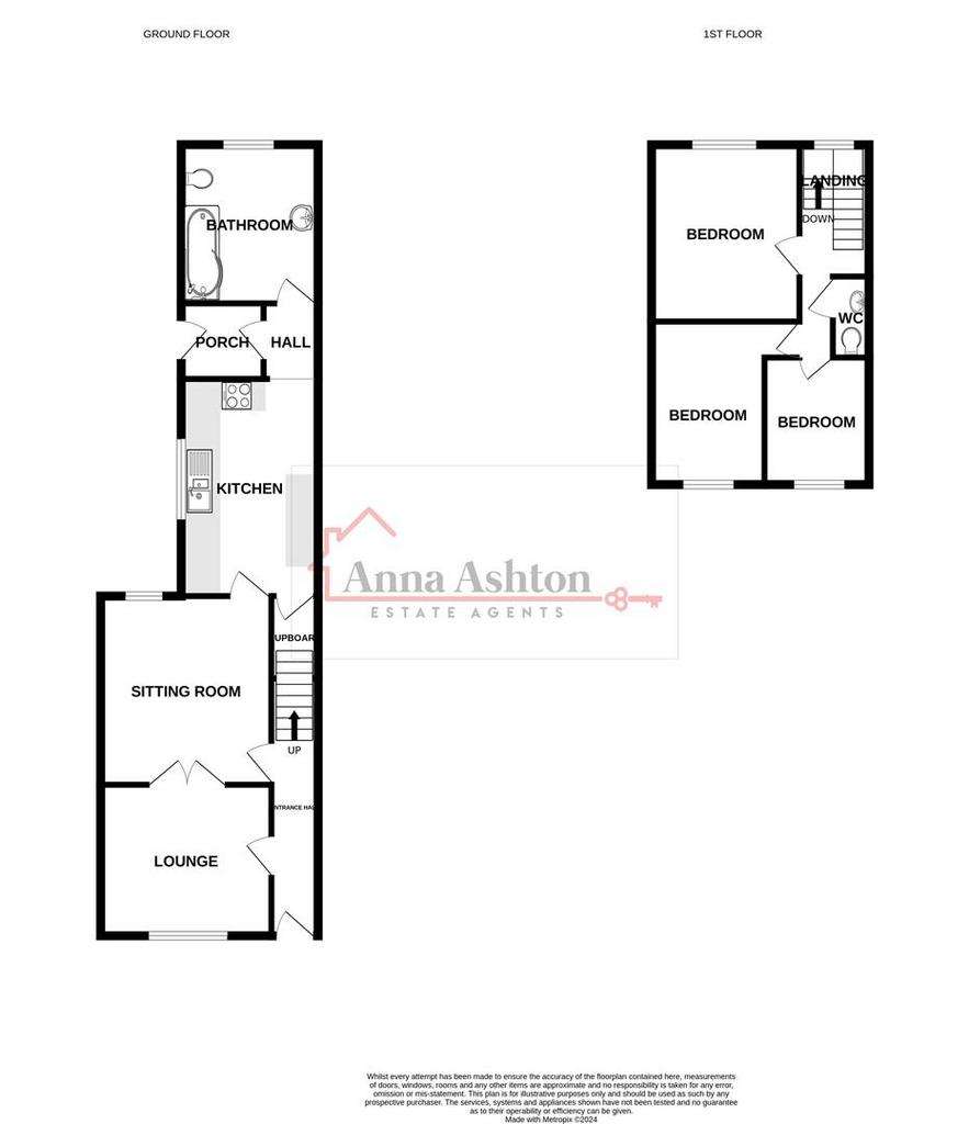 3 bedroom semi-detached house for sale - floorplan