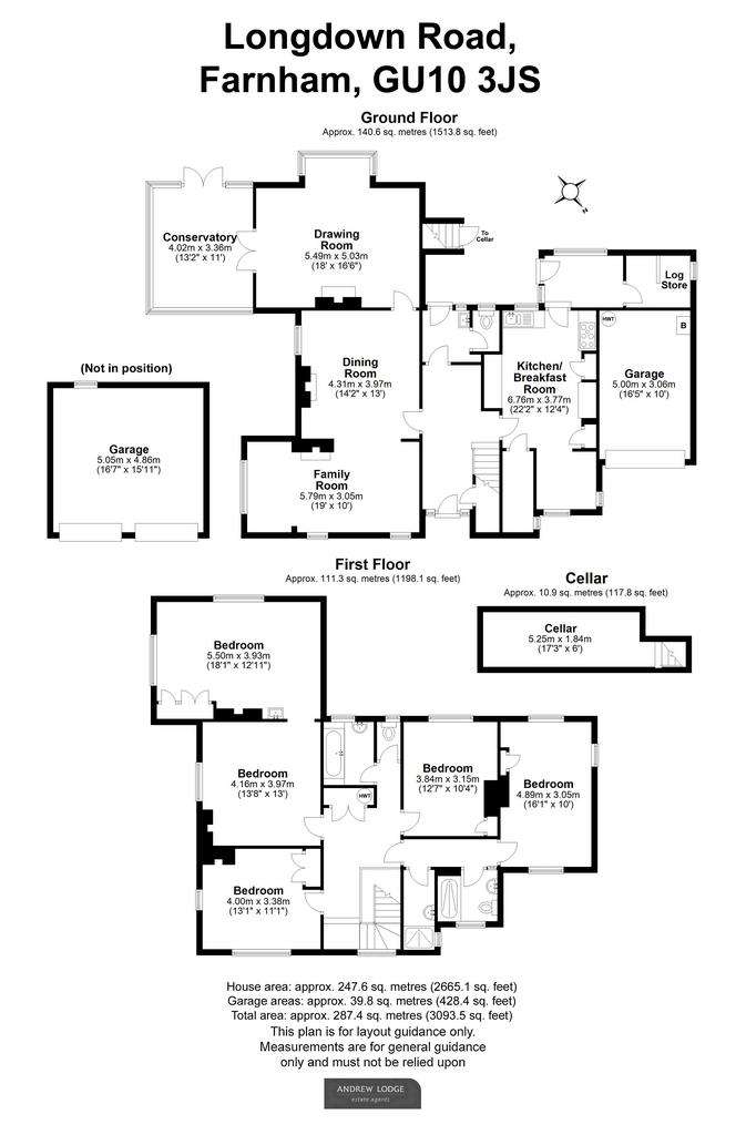 5 bedroom detached house for sale - floorplan