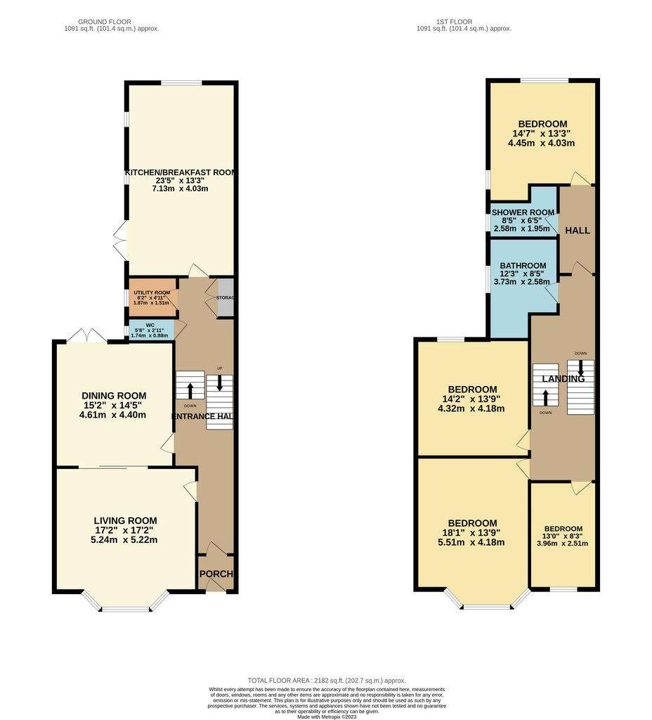 4 bedroom terraced house for sale - floorplan