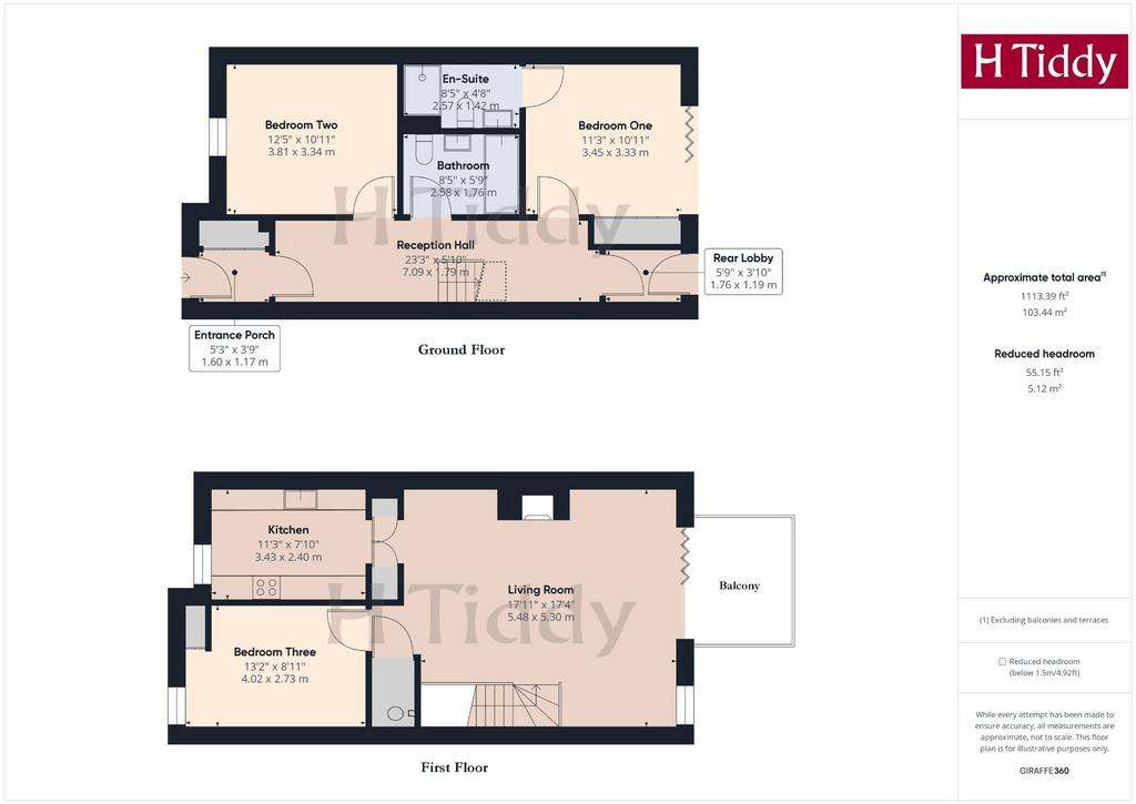 3 bedroom terraced house for sale - floorplan